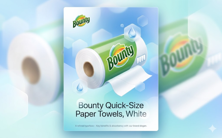 Bounty Quick-Size Paper Towels, White
