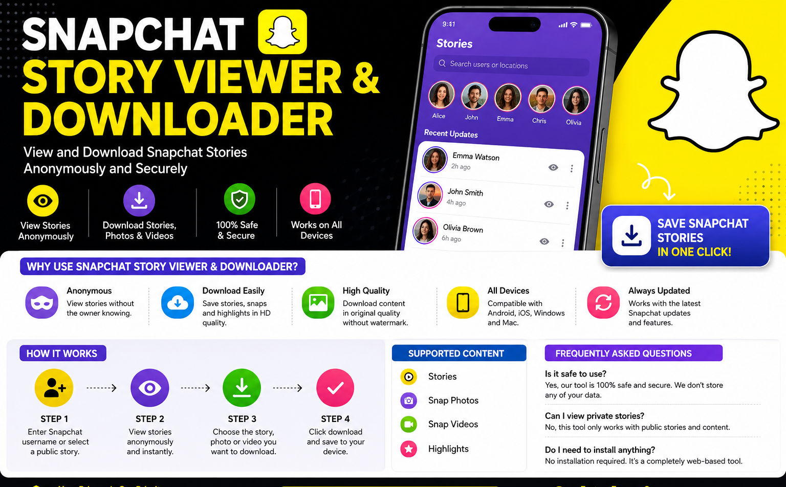 Snapchat Story Viewer & Downloader Complete Guide 2026