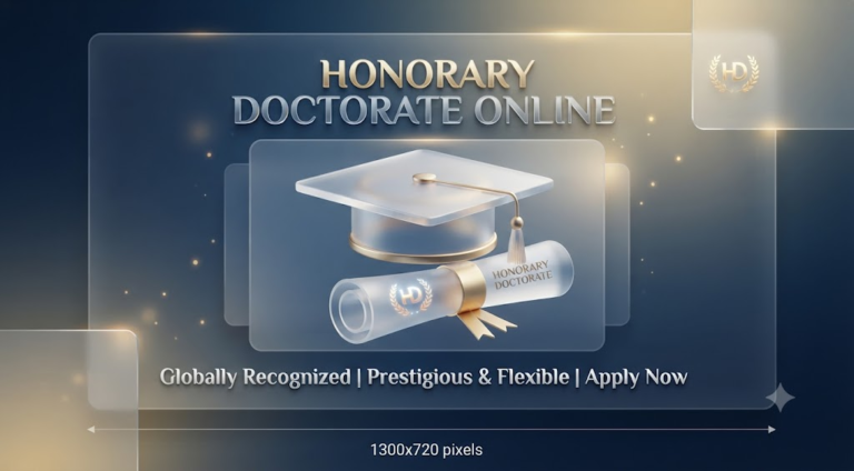 Honorary Doctorate Online